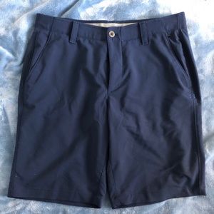 Under Armour Navy Blue Golf Shorts